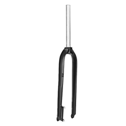 GUSI Spares GUSI Mountain Bike Fork, Aluminum Alloy Bicycle Fork High Strength for Bike Forks Replacement Accessory(Black-reflective cursor boxed)
