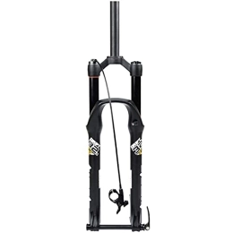 GYWLY Mountain Bike Fork GYWLY AM / MTB Air Suspension Fork 26 / 27.5 / 29in With Rebound Adjus Bike Front Forks Thru Axle 15mm100mm Travel 130mm 1-1 / 8" Manual / Crown Lockout (Color : 27.5inch, Size : RL)