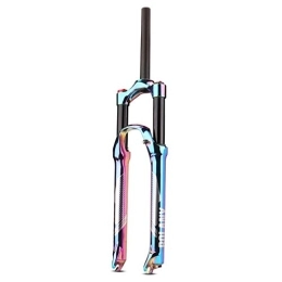 GYWLY Spares GYWLY Bicycle Suspension Fork MTB 27.5" 29" Aluminum Alloy 1-1 / 8 Air Forks Manual Lockout 120mm Travel for 9mm Quick Release Wheels (Size : 27.5 inches)