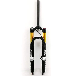 GYWLY Mountain Bike Fork GYWLY Bike Front Forks With Rebound Adjust Manual Lockout MTB Air Suspension Fork Travel 100mm 1-1 / 8 28.6mm QR Matte (Size : 27.5in)