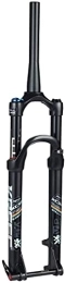 HAO KEAI Spares HAO KEAI MTB Bicycle Suspension Fork 26 27.5 Inch Bicycle Suspension Fork MTB Air Fork Smart Lock Out Damping Adjust Bike Front Fork 1-1 / 8" Disc Brake (Color : Black, Size : 27.5inch)