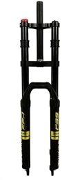 HAO KEAI Spares HAO KEAI MTB Bicycle Suspension Fork MTB 27.5" / 29inch Mountain Bike Fork Downhill Suspension Bicycle Air Shock QR 9mm Disc Brake Travel 160mm 1-1 / 8" 2350g (Color : Gold, Size : 27.5inch)