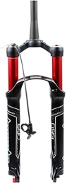 HAO KEAI Spares HAO KEAI MTB Bicycle Suspension Fork MTB Bicycle Fork 26 / 27.5 / 29 Inch Magnesium Alloy Bike Suspension Fork Air Mountain Bike Fork Rebound Adjustment QR (Color : Red-B, Size : 26in)