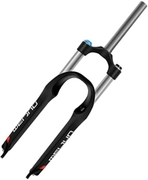 HAO KEAI Spares HAO KEAI MTB Bicycle Suspension Fork MTB Bicycle Suspension Fork 26 / 27.5 Inch Hydraulic Bike Fork Disc Brake QR Straight 1-1 / 8" HL / RL 130mm Travel (Color : A-Black, Size : 27.5inch)
