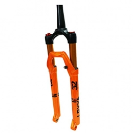HARUONE Spares HARUONE 27.5 / 29 Inch Mountain Bike Shock Absorbertapered Fork, Aluminum Alloy Suspension Forks, Travel 100Mm, Orange, 27.9