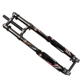 HARUONE Spares HARUONE USD-8 Mountain Bike DH Shock Absorption Front Fork, Double Shoulder Damping Adjustment Air Fork, Barrel Shaft 20Mm, 26 / 27.5 / 29 Inch Universal