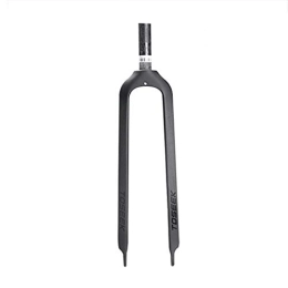HaushaltKuche Spares HaushaltKuche Bicycle fork 1-1 / 8" MTB Carbon Fork Rigid Straight Disc Brake Bicycle Fork Mountain Bike brake forks Super light 26 / 27.5 / 29er (Color : 27.5er matte)