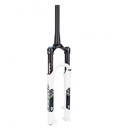 HCJGZ Mountain Bike Fork HCJGZ Mountain Bike Suspension Fork, 26 / 27.5 / 29 Inch Straight Tapered Tube Mountain Bike Clarinet Damping Fork Stroke 120Mm Bicycle Suspension Front Fork