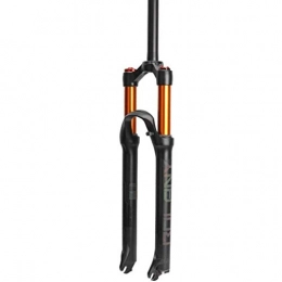 HHH Mountain Bike Fork HHH Bicycle MTB Fork Carbon Steerer Tube Carbon Air Fork Spinal Canal Air Fork 26er 27.5er .29er Suspension Mountain Fork Smart Lock Out Damping Adjust 100mm Travel (Color : B, Size : 26inch)