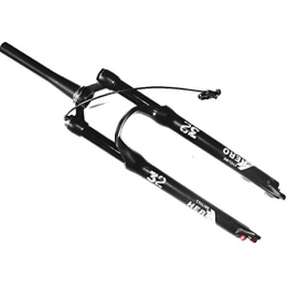 HHH Mountain Bike Fork HHH Mountain Bike Front Fork Air Hydraulic Front Fork Oil and Gas Fork Shock Absorber Air Fork Accessories with Compression Damping And Rebound Adjustment (Size : 26inch)
