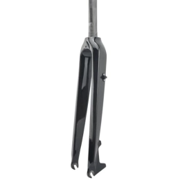 HIMALO Mountain Bike Fork HIMALO 26 / 27.5 / 29 Inch MTB Rigid Fork Carbon Disc Brake Mountain Bike Fork QR 9x100mm 1-1 / 8'' Straight Front Fork 28.6mm Steerer Tube (Color : Glossy black, Size : 29'')