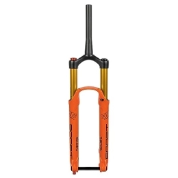 HIMALO Mountain Bike Fork HIMALO 27.5 29 Inch Mountain Bike Suspension Fork Travel 140mm Air Fork 1-1 / 2 Tapered Tube Boost MTB Fork Rebound Adjustable Manual Lockout XC / DH / AM (Color : Orange, Size : 29'')