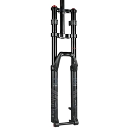 HIMALO Mountain Bike Fork HIMALO 27.5 / 29'' Mountain Bike Suspension Fork DH Double Crown MTB Air Fork Travel 150mm 1-1 / 8 Straight Fork Rebound Adjustable Manual Lockout Thru Axle 15 * 100mm (Size : 29'')
