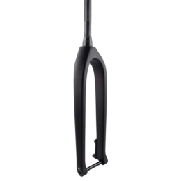 HIMALO Spares HIMALO Carbon MTB Rigid Fork 27.5 29 Mountain Bike Fork 1-1 / 2'' Tapered Steerer Tube Threadless Thru Axle 15x110mm Boost Fork Disc Brake (Color : Matte Black, Size : 29'')