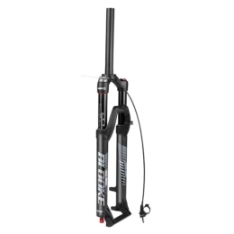 HIMALO Spares HIMALO Mountain Bike Air Suspension Fork 26 / 27.5'' Travel 120mm MTB Fork Rebound Adjustable 1-1 / 8" Straight Disc Brake Fork QR 9x100mm Remote Lockout (Size : 27.5'')
