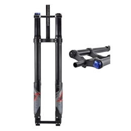 HIMALO Spares HIMALO Mountain Bike Suspension Inverted Fork 26 / 27.5 / 29Inch MTB Air Fork Travel 220mm Rebound Adjust Thru Axle 20 * 110mm Double Shoulder，with Lockout