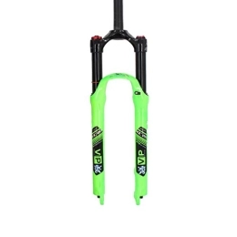 HIOD Spares HIOD Bicycle Fork Suspension Mountain Bike Front Fork Shock Absorption Shoulder Control MTB Straight Tube fork, Green, 26-inch