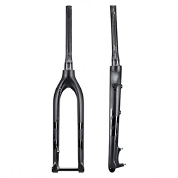 HJXX Mountain Bike Fork HJXX Front Fork Suspension Fork Bicycle Carbon Fork Rigid Bicycle MTB Carbon Rigid Fork Axle Thru 15X100mm Mountain Forks