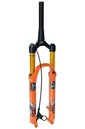 HSQMA 26/27.5/29 Inch Mountain Bike Suspension Fork Travel 120mm MTB Air Fork 1-1/8 1-1/2 Bicycle Front Fork QR 9mm Disc Brake (Color : Tapered remote, Size : 29'')