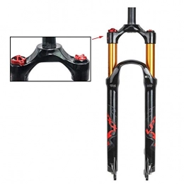 HUANGB Spares HUANGB Mountain Bike Suspension Fork, 26 Inch 1-1 / 8' Lightweight Magnesium Alloy MTB Bike Gas Fork Shoulder Control 100mm, A-29inch
