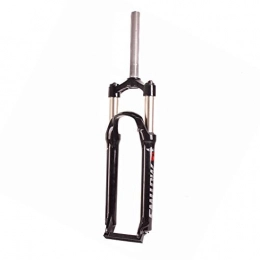 HWL Spares HWL 26 Inch MTB Suspension Forks, Bike Cycling Fork Mechanical Suspension Straight Tube 1-1 / 8" Unisex's Travel 110mm Black (Color : Black)