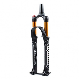 HWL Mountain Bike Fork HWL Suspension Forks 27.5 / 29 Inch Air Fork Bike Bicycle, MTB Conical Tube Remote Control Disc Brake Cushioned Unisex's Travel 100mm (Color : B, Size : 29 INCH)