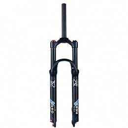 HXJZJ Spares HXJZJ Air Fork Bicycle Suspension Fork 26 27, 5 29 Inch MTB Bicycle Fork Mountain Bike Suspension Fork with Damping Adjustment, Suspension Travel 120 Mm 9 Mm QR, StraightHand-29