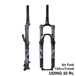 Hyl Mountain Bike Fork Hyl Mountain Bicycle Suspension Fork MTB Suspension Air Fork 27.5 29 Inch Mountain Bike Front Suspension Fork Bicycle Shock Absorber Forks Rebound Adjust (Color : A, Size : 27.5Inch)