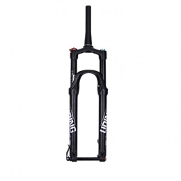 HYLH Mountain Bike Fork HYLH Mountain Bike Suspension Forks 29 Inch, MTB Bicycle Gas Fork Damping Adjustment Magnesium Alloy Conical Tube Disc Brake Travel 140mm