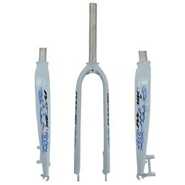 HYQW Spares HYQW Suspension Fork Rigid MTB Front Fork 26 / 27.5 / 29 Disc Brake MTB Fork 28.6mm Superlight Front Fork Bicycle Ultralight Gas Shock Absorbs, Blue