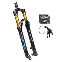 HZYDD Spares HZYDD Straight Tube 26 / 27.5 / 29inch MTB Bike Front Forks, Manual Lock / Remote Lock Fork Mountain Bicycle Fork, 27.5inch
