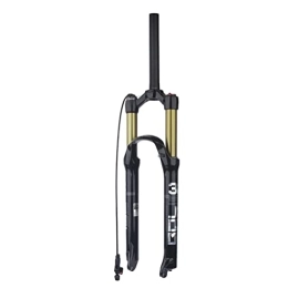ITOSUI Spares ITOSUI 26 27.5 29 Inch Mountain Front Fork Air Pressure Shock Absorber Fork Travel 100mm Bike Front Fork 1-1 / 8" Line Control Disc Brake QR Magnesium+Aluminum Alloy