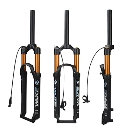 ITOSUI Spares ITOSUI 26 27.5 29 Inch MTB Air Suspension Fork Travel 100mm Mountain Bike Front Forks 1-1 / 8" Straight Tube Line Control Disc Brake QR 9 * 100mm Magnesium +Aluminum Alloy