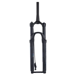 ITOSUI Spares ITOSUI 27.5 29 Inch MTB Air Suspension Fork Damping Adjustment Boost Thru Axle 15mm Travel 140mm Bike Front Fork 1-1 / 2" Magnesium +Aluminum Alloy Fork Width 100mm Black