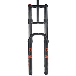ITOSUI Mountain Bike Fork ITOSUI Mountain Bike Fork, 26 * 4.0 Inch Double Shoulder Air Pressure Fork 140Mm Stroke Open 135Mm Suitable for Bicycles MTB Bicycle Suspension Fork