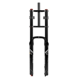 ITOSUI Spares ITOSUI Snow Beach Bike Suspension Fork 26 * 4.0 Inch Fat Tires MTB Air Front Fork Adjustable Rebound Travel 150MM Double Shoulder 1-1 / 8" QR 135MM Disc Brake For E-Bike XC AM
