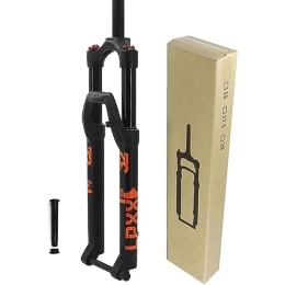 JAMJII Mountain Bike Fork JAMJII MTB Bicycle Air Fork 26 / 27.5 / 29 Inch, 140Mm Travel Aluminum Alloy 1-1 / 2" Tapered Tube Thru Axle 15Mm×100Mm with Rebound Damping, Straight Tube, 29inch