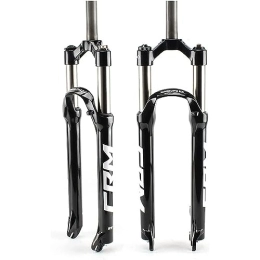 JAMJII Spares JAMJII MTB suspension fork 26 27.5 29 inch suspension fork QR 9 mm shoulder control mountain bike fork manual locking XC bicycle forks, 27.5inch
