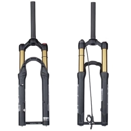 JAYWIS Mountain Bike Fork JAYWIS Bicycle Fork, Mountain Bike Suspension Fork, Air Pressure Shock Absorption, 24-inch Thru-axle Style Shoulder Control / wire Control, Straight Tube, Shoulder