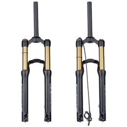 JAYWIS Mountain Bike Fork JAYWIS Bicycle Fork, Mountain Bike Suspension Fork, Air Shock Absorption, 24" Quick Release Style Shoulder / Remote Control, Straight Tube, Wire