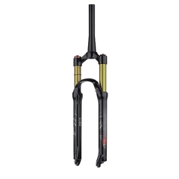 JAYWIS Spares JAYWIS Mountain Bike Suspension Fork, Bicycle Air Shock Fork, 26 / 27.5 / 29 Inch Shoulder Control, Tapered Tube, 27.5inch, Gold