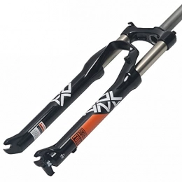 Jejy Mountain Bike Fork Jejy Aluminum Alloy 26 / 27.5 / 29 Inch Mountain Bicycle Suspension Mechanical Fork Shoulder Control Spring Forks Travel 105mm Straight Tube QR 9mm Front Forks Outdoor MTB Accessories