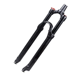 Jejy Spares Jejy Disc Brake 1-1 / 8" Front Forks 26 / 27.5 / 29 Straight / Tapered Tube Mountain Bike Magnesium Alloy Travel 120mm MTB Air Fork Rebound Adjust (Color : Black Tapered, Size : 27.5)
