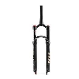 Jejy Mountain Bike Fork Jejy Disc Brake Straight Tube 1-1 / 8" Mountain Bike Air Front Fork 27.5 Inch, Suspension Forks 26 / 27.5 / 29 Bicycle Damping Adjustment (Color : Tapered Manual Lockout, Size : 27.5)