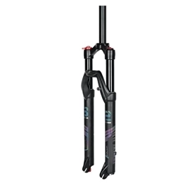 Jejy Mountain Bike Fork Jejy Mountain Bicycle Front Fork, 26 / 27.5 / 29 Inch MTB Bike Suspension Forks With Rebound Adjustment, 120mm Travel Threadless Steerer (Color : Straight Manual Lockout, Size : 26)