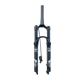 Jejy Mountain Bike Fork Jejy Straight / Tapered 1-1 / 8" Mountain Bike Suspension Forks, 26 / 27.5 / 29 Inch MTB Air Fork 120mm Travel, Manual Lockout Pressure Shock (Color : Tapered Remote Lockout, Size : 26inch)