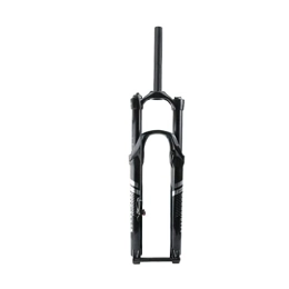 Jejy Mountain Bike Fork Jejy Tapered Steerer Thru Axle 15mm 27.5inch 29inch MTB Suspension Fork, Rebound Adjustment Mountain Bike Air Fork Accessories (Color : Straight, Size : 29)