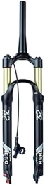 JKAVMPPT Spares JKAVMPPT 26 / 27.5 / 29 Air MTB Suspension Fork Tapered Tube Rebound Adjust QR 9mm Travel 140mm Manual / Remote Lockout Mountain Bike Fork Ultralight Shock Bicycle Fork (Color : Remote, Size : 27.5 inch)