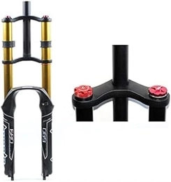 JKAVMPPT Mountain Bike Fork JKAVMPPT Bike Downhill Suspension Fork 26 27.5 29 Inch Straight 1-1 / 8"DH MTB Bicycle Shock Absorber Air Damping Disc Brake Quick Release Axle Through Axle Travel 130mm (Color : B, Size : 29in)