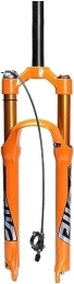JKAVMPPT Spares JKAVMPPT Bike Suspension Fork 26 / 27.5 / 29 Inch 100mm Travel MTB Air Fork Disc Brake 1-1 / 8 Front Fork 9mm Remote / Manual (Color : Orange Rl, Size : 27.5inch)